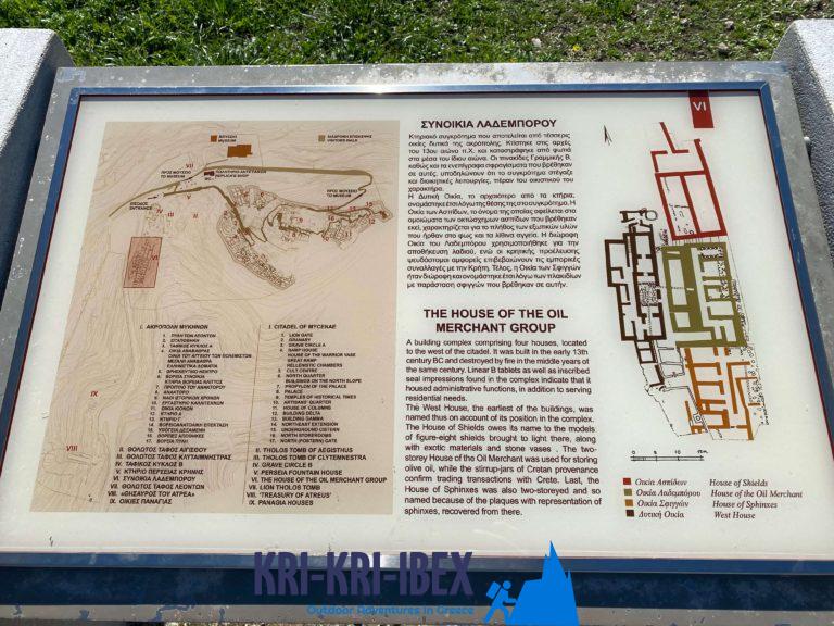 Den arkeologiska utgrävningen i Mykene