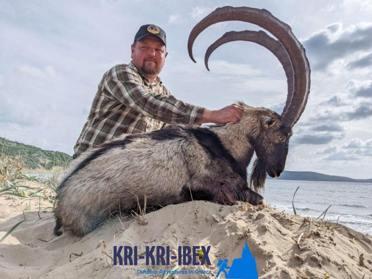 Trofeo Kri Kri ibex en la isla Sapientza