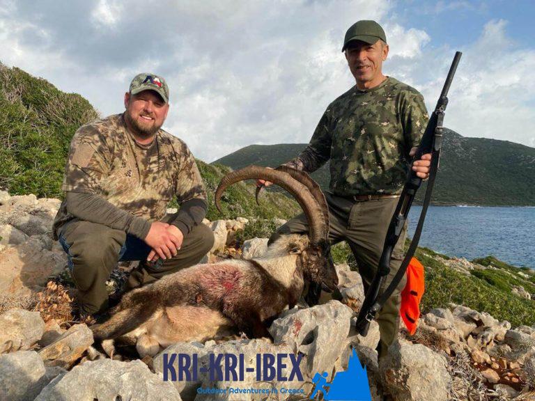 Kri Kri ibex trófea a Sapientza-szigeten